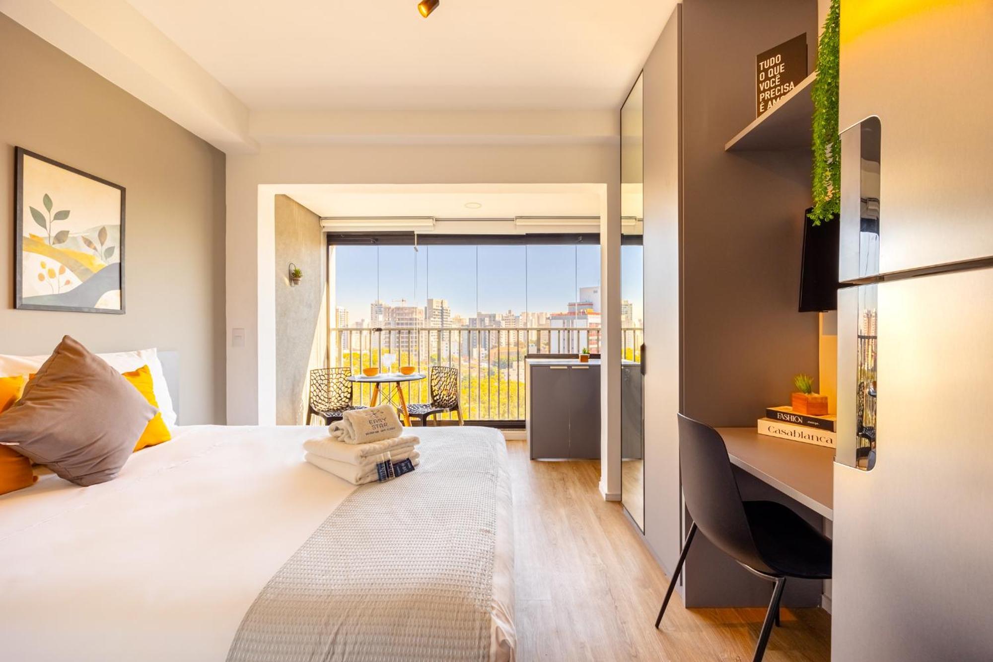 Apartamento Easy Star - Com Vista Livre Na Mariana - Jb03i